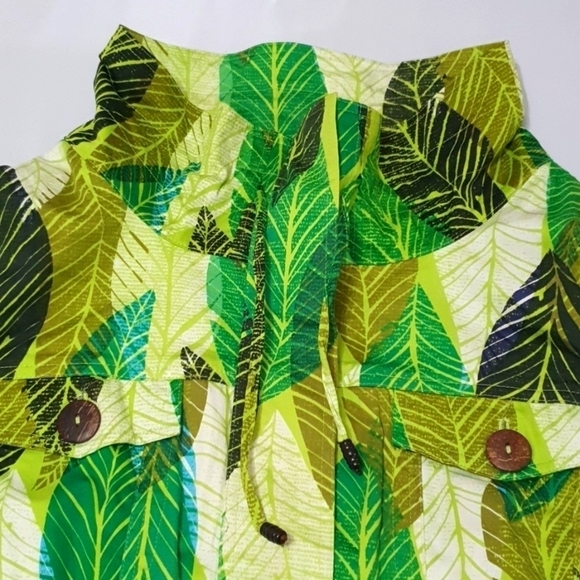 Berek Collective Works of Art to Wear Leaves Print Jacket - Picture 6 of 10